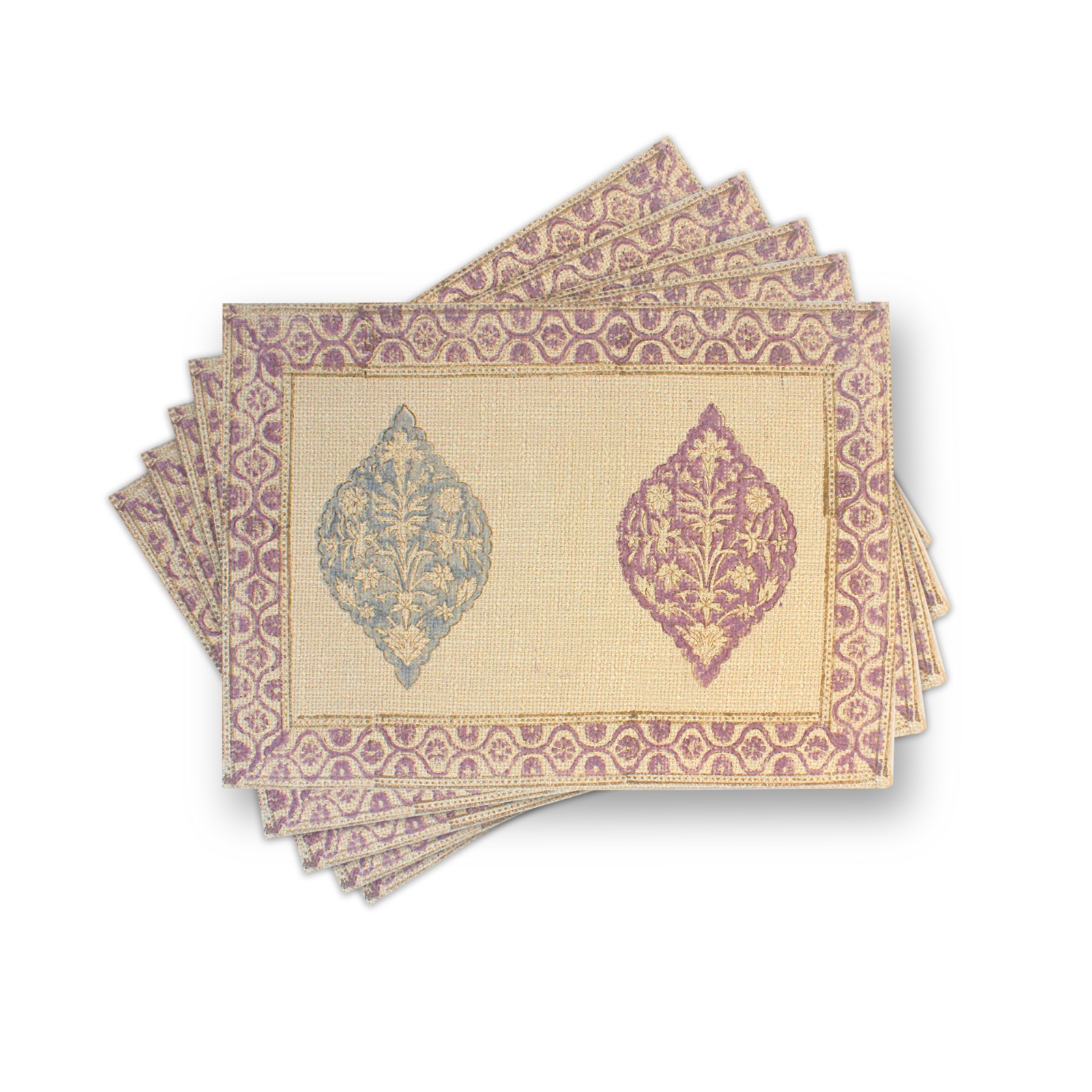 Dining Table Runner with Mat, Napkin-Aaroha Living