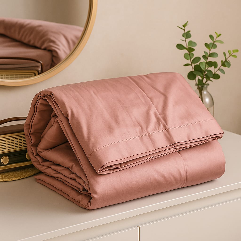 Solid Cotton Dohar Reversible-Aaroha Living