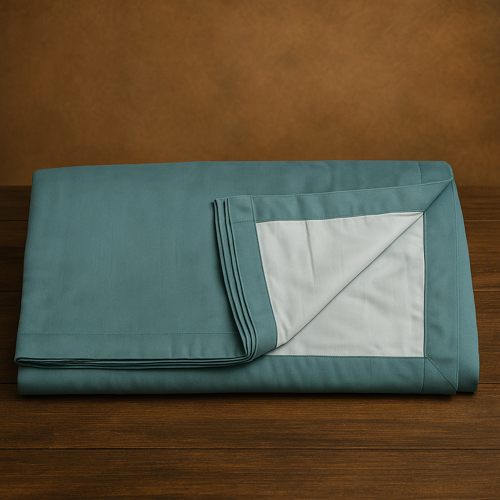 Solid Cotton Dohar Reversible-Aaroha Living