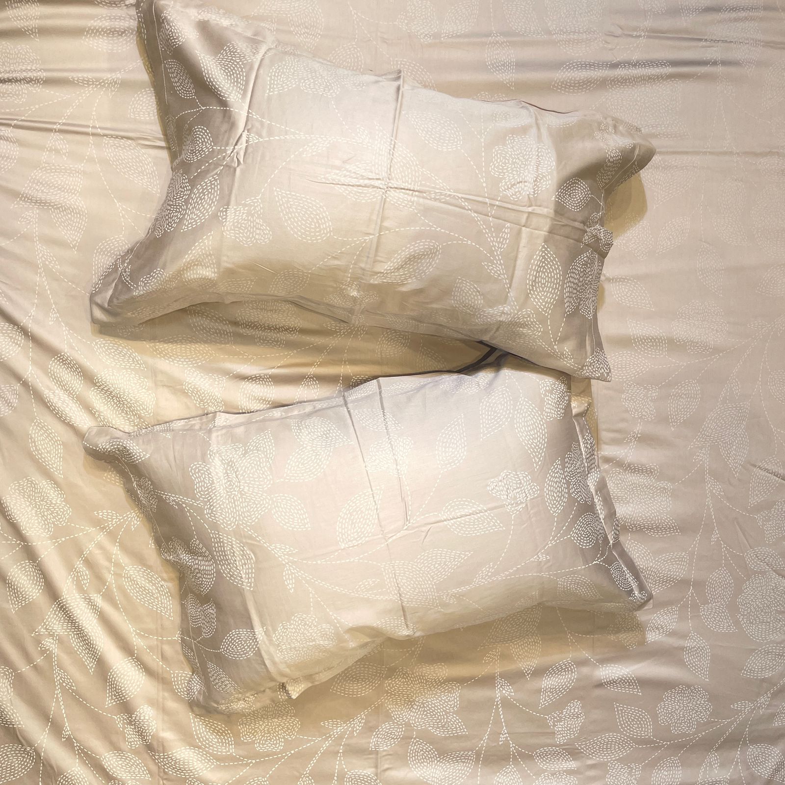 Soft Cotton Print Bedsheet-Aaroha Living