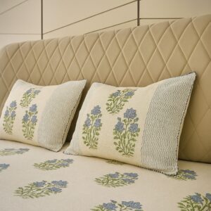 Bageecha Slub Cotton Bedcover-Aaroha Living