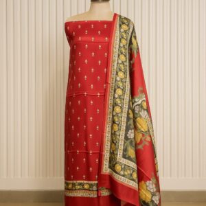 Modal Floral Printed Unstitched Suit