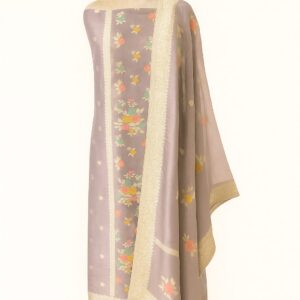 Organza Zari Work Unstitched Suit