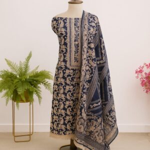 Mix Cotton Floral Printed Unstitched Suit Set
