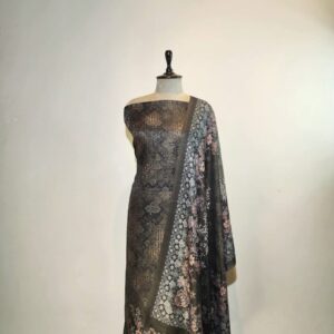 Pashmina Printed Unstitched Suit