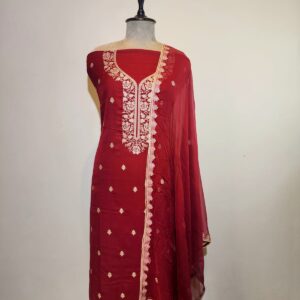Pashmina Embroidery Unstitched Suit
