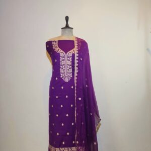 Pashmina Embroidery Unstitched Suit