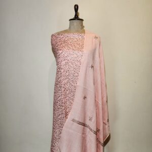 Kashmiri Embroidery Pashmina Unstitched Suit
