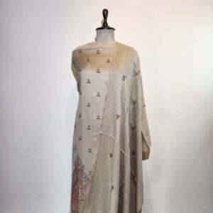 Kashmiri Embroidery Pashmina Unstitched Suit