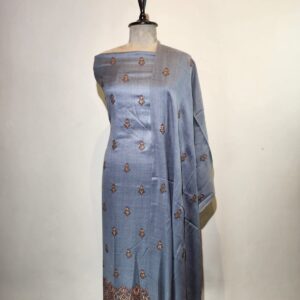 Kashmiri Embroidery Pashmina Unstitched Suit