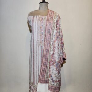 Pashmina Jamawar Weaving Unstitched Suit