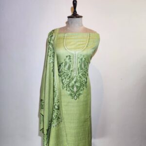 Kashmiri Embroidery Pashmina Unstitched Suit