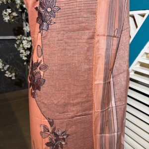 Cotton embroidered suit